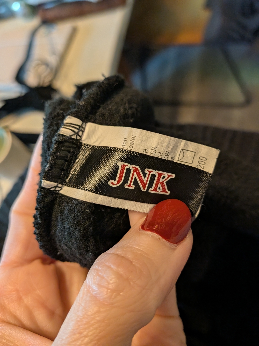 JNK ballercore Black Ruched-Hem Drawstring Joggers Highwaist - Picture 4 of 5